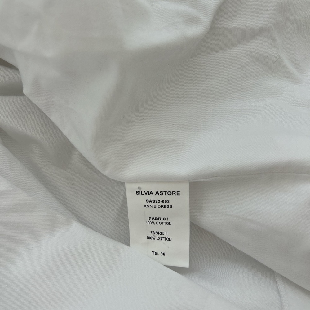 NWT Silvia Astore Annie dress in white - Picture 9 of 10